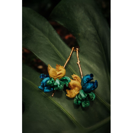 SOL DE ORO Kolczyki Flowers od Chama Navarro