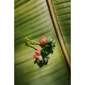 SOL DE ORO Kolczyki Flowers od Chama Navarro