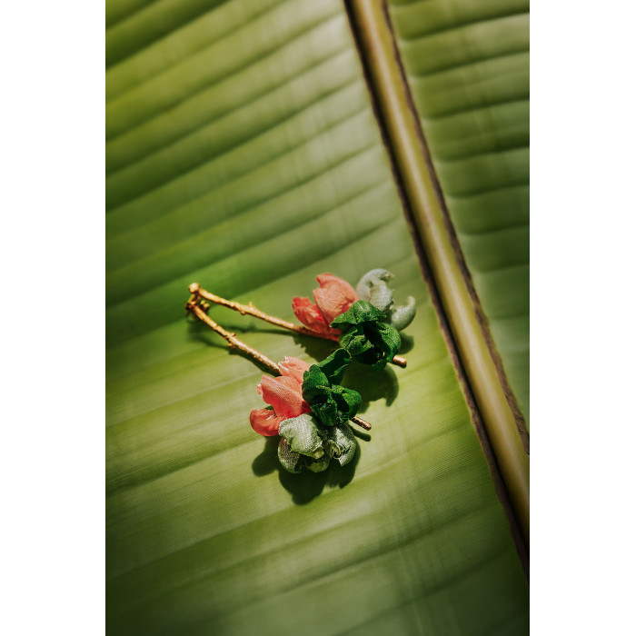 SOL DE ORO Kolczyki Flowers od Chama Navarro