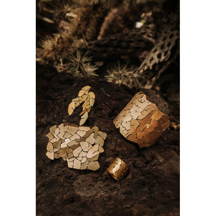 SOL DE ORO Pierścionek Terra od Chama Navarro