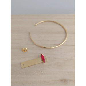 SOL DE ORO Kolczyki Crystal od Sew a Song