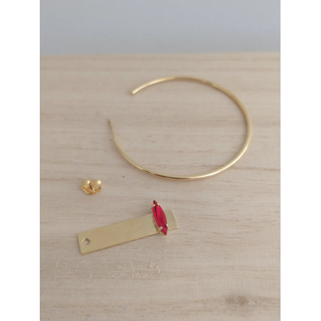 SOL DE ORO Kolczyki Crystal od Sew a Song