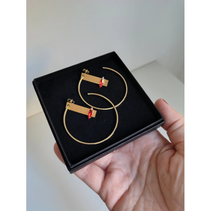 SOL DE ORO Kolczyki Crystal od Sew a Song