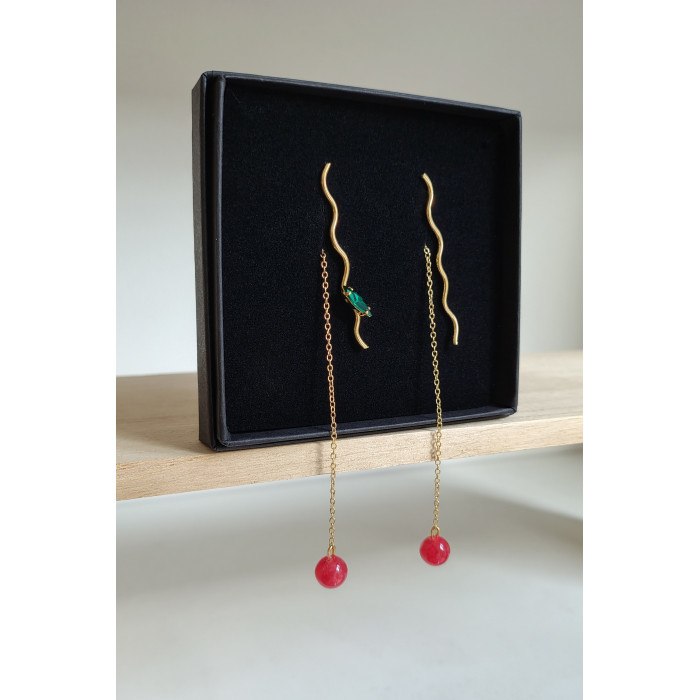 SOL DE ORO Kolczyki Emily od Sew a Song