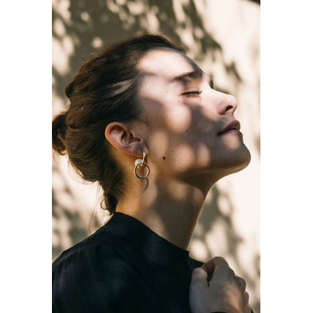 SOL DE ORO Kolczyki Linked od Sew a Song