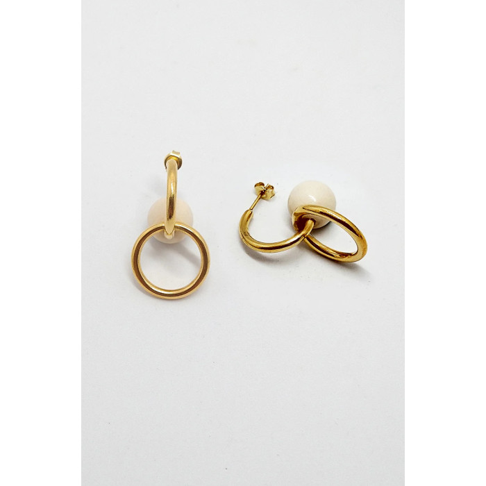 SOL DE ORO Kolczyki Linked od Sew a Song