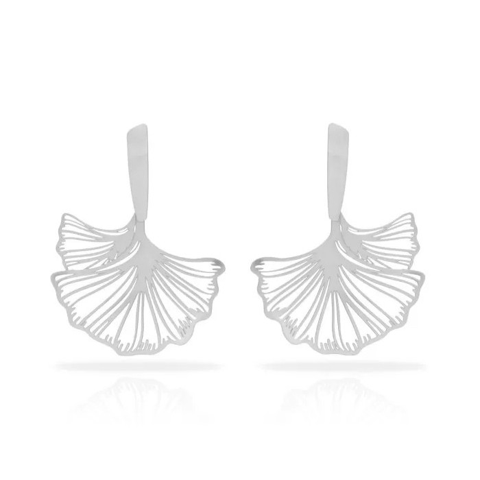 SOL DE ORO Kolczyki Ginko XL srebrne od RAS