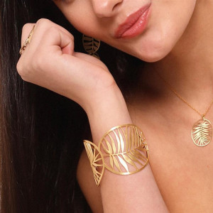 Bransoleta Tropic złota