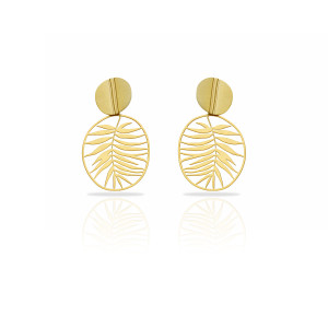 Kolczyki małe Tropic złote