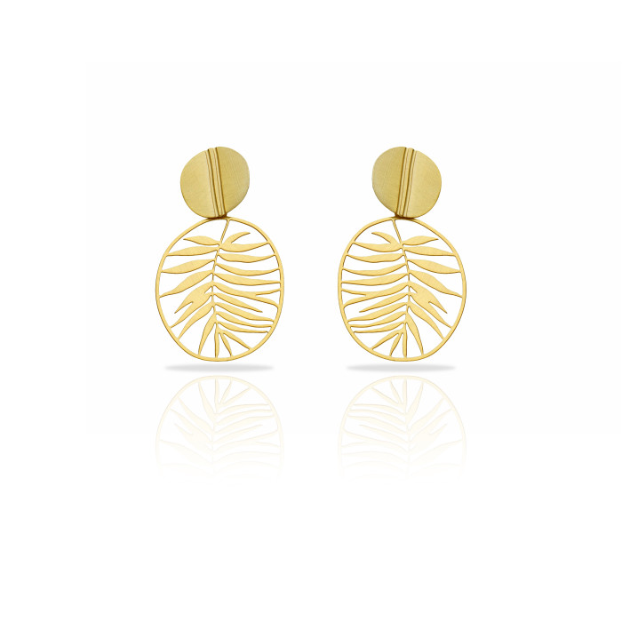 Kolczyki małe Tropic złote