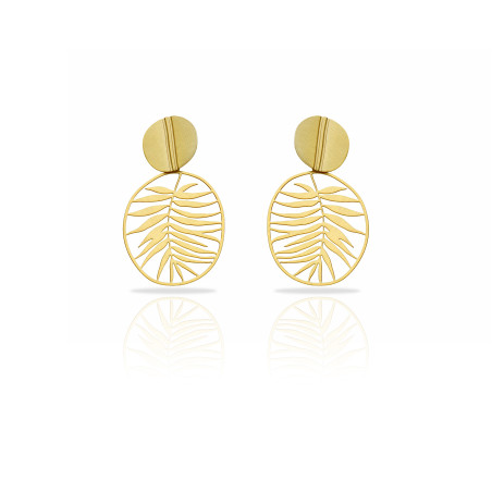 Kolczyki małe Tropic złote