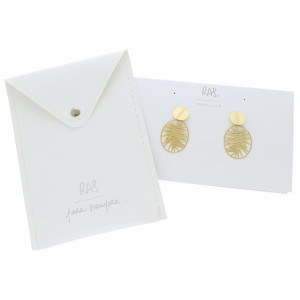 Kolczyki małe Tropic złote