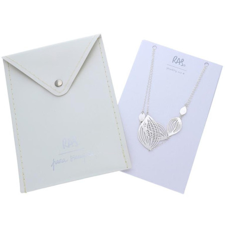 Naszyjnik długi Life srebrny