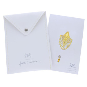 Broszka Nou Deco złota