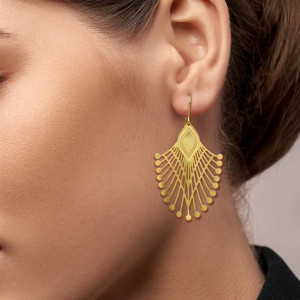 Kolczyki Nou Deco złote