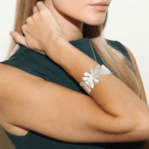 Bransoleta Lucia srebrna