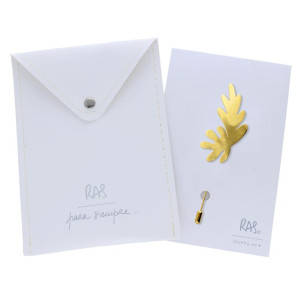 Broszka Lucia złota