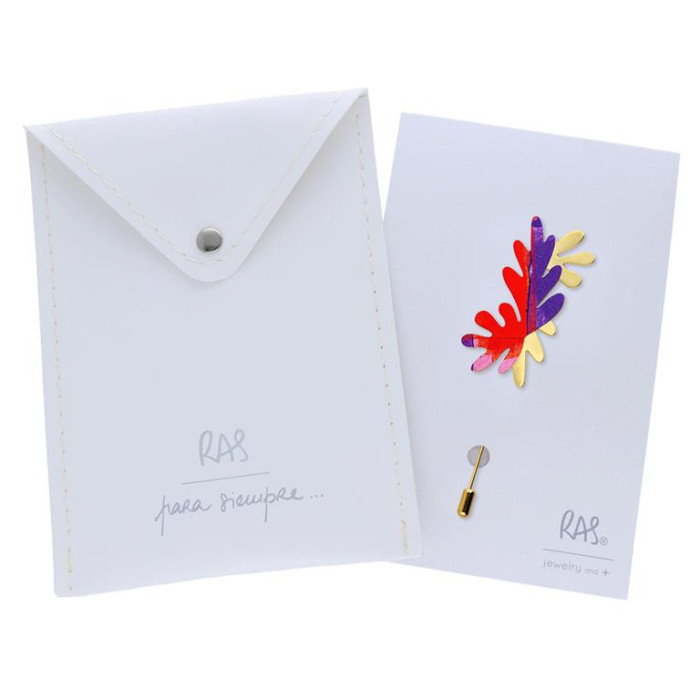 Broszka Lucia złoto/kolor