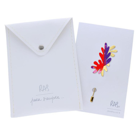 Broszka Lucia złoto/kolor