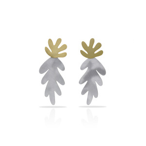 Kolczyki Lucia złoto/srebro