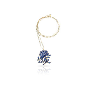 Naszyjnik Porcelana Flor złoto/kolor