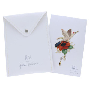 Broszka Arianne złoto/kolor