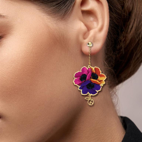 Kolczyki Arianne złoto/kolor