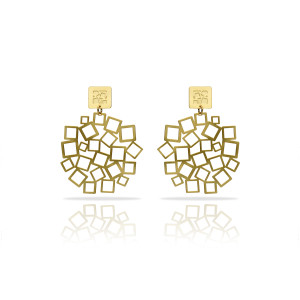 Kolczyki Cuadrado złote