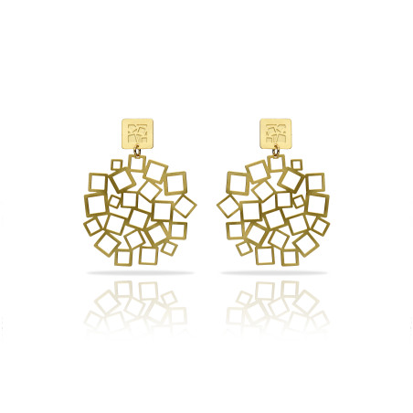 Kolczyki Cuadrado złote
