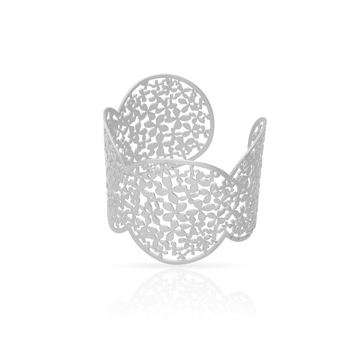 Bransoleta Hortensia srebrna