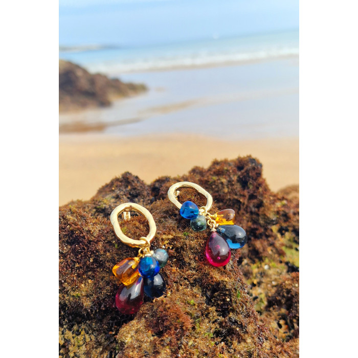 SOL DE ORO Kolczyki Laleti Owalne od Chama Navarro