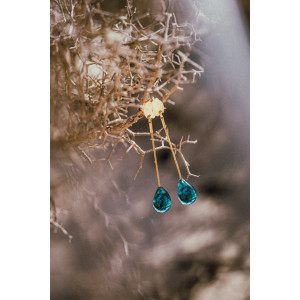 SOL DE ORO Kolczyki Drops Miami od Chama Navarro