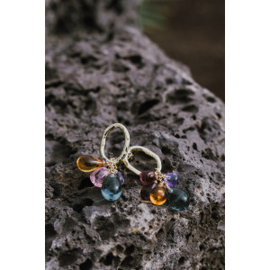 SOL DE ORO Kolczyki Laleti Owalne od Chama Navarro