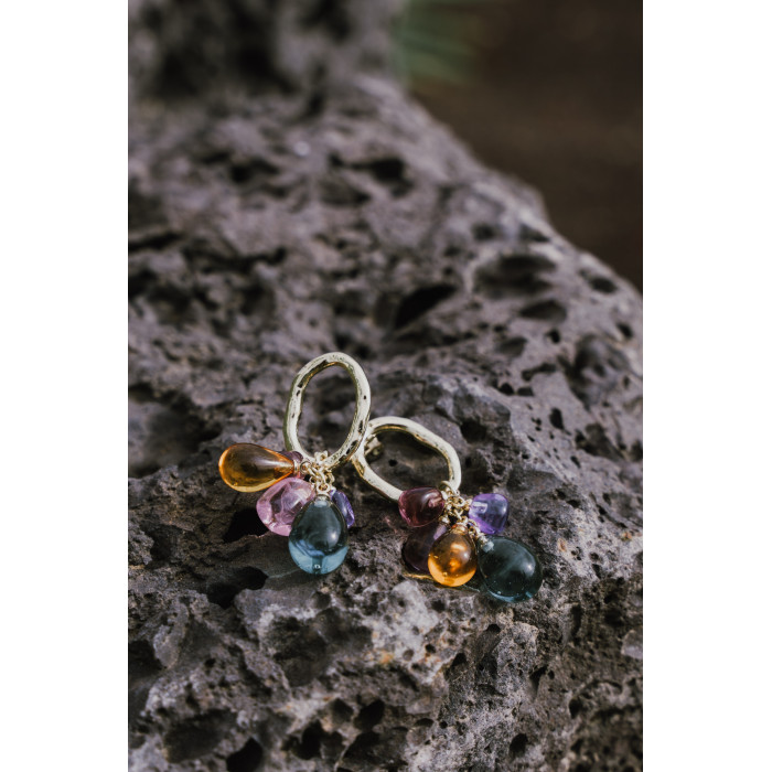 SOL DE ORO Kolczyki Laleti Owalne od Chama Navarro