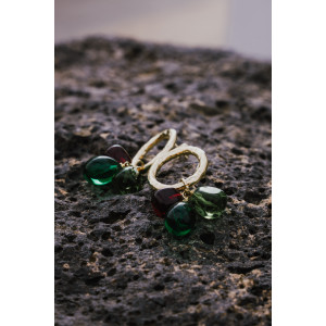 SOL DE ORO Kolczyki Laleti Okrągłe od Chama Navarro