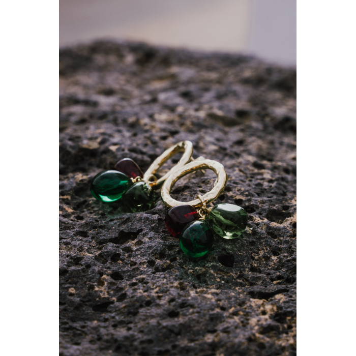 SOL DE ORO Kolczyki Laleti Okrągłe od Chama Navarro