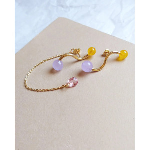 SOL DE ORO Kolczyki Claire od Sew a Song