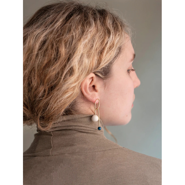 SOL DE ORO Kolczyki Eline od Sew a Song