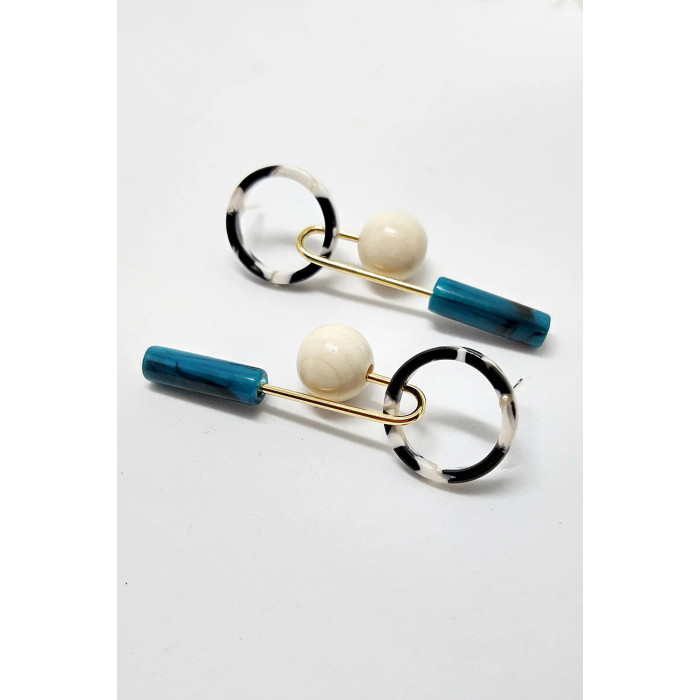 SOL DE ORO Kolczyki Leah od Sew a Song