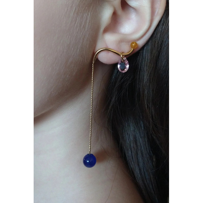 SOL DE ORO Kolczyki Rose od Sew a Song