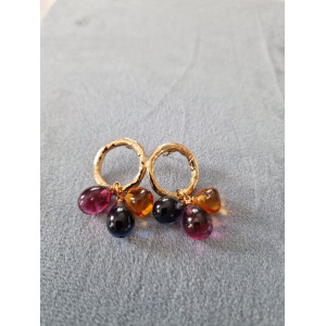 SOL DE ORO Kolczyki Laleti Okrągłe od Chama Navarro