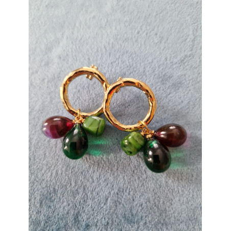 SOL DE ORO Kolczyki Laleti Okrągłe od Chama Navarro