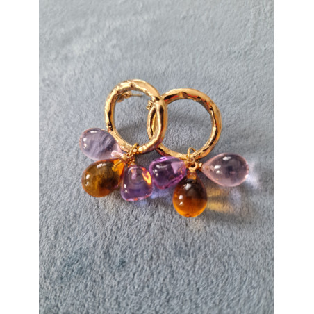 SOL DE ORO Kolczyki Laleti Okrągłe od Chama Navarro