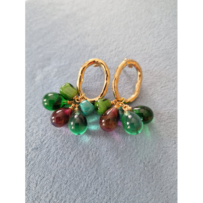 SOL DE ORO Kolczyki Laleti Owalne od Chama Navarro